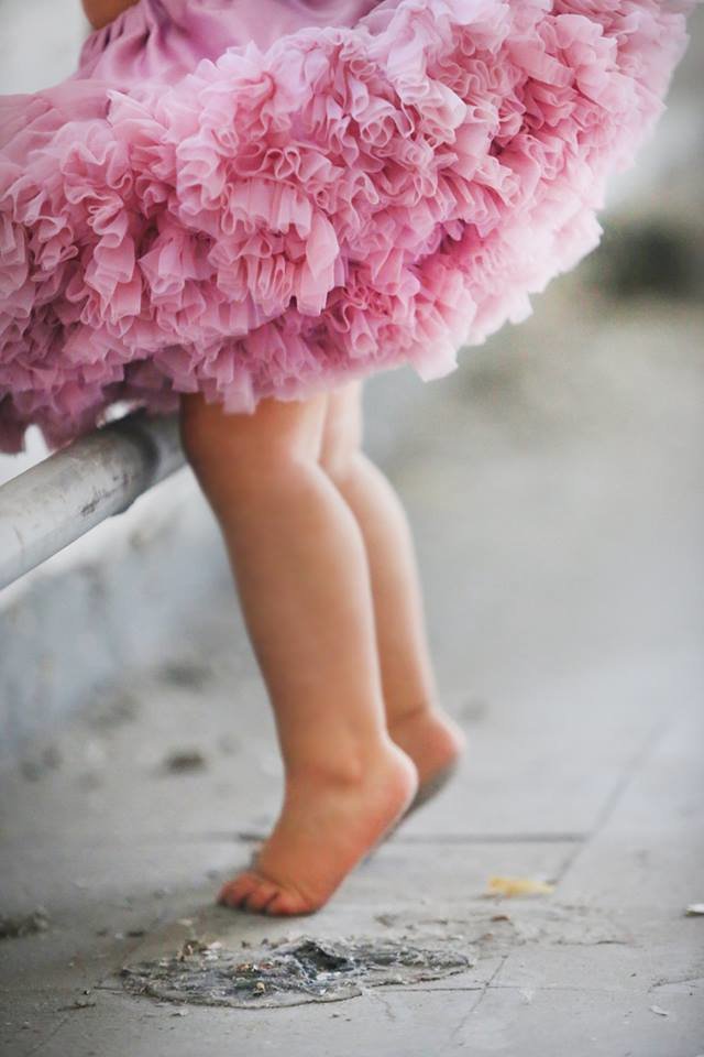 Šaty, sukne /  Petti sukňa Dolly Princess - púdrovo ružová 