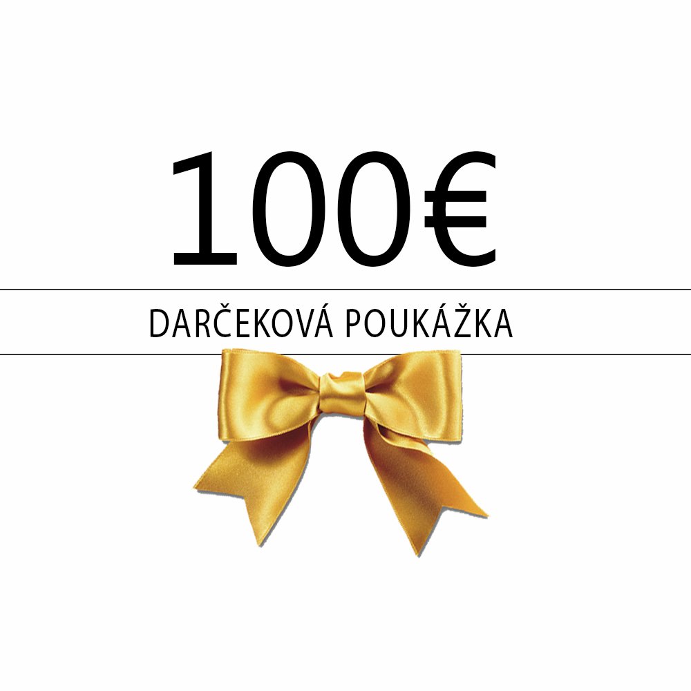Darčekové poukážky /  Darčeková poukážka 100€ 