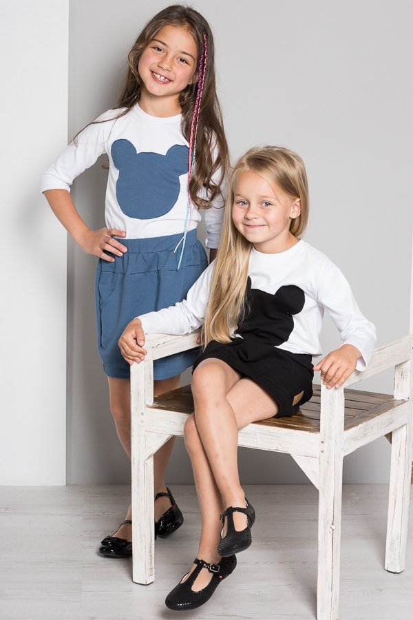 Mama a dcéra /  Set tričko + sukňa mama a dcéra - Mouse 