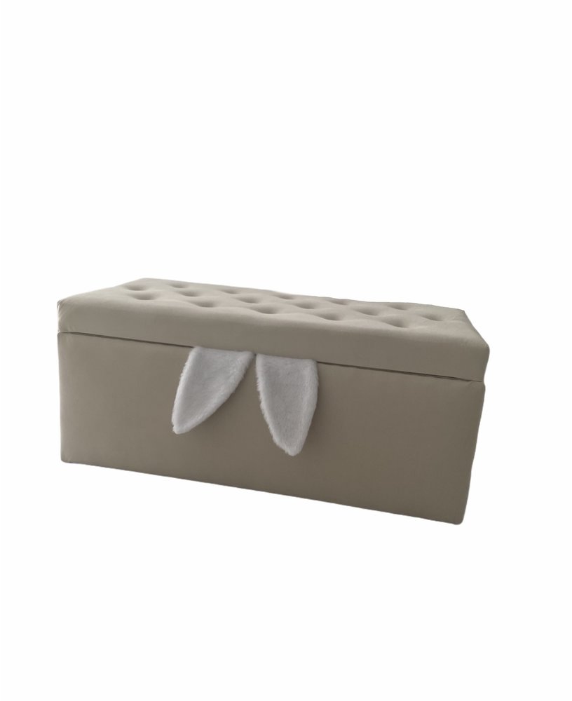 Koše na hračky, úložné boxy /  Detský sedací box s úložným priestorom Bunny 