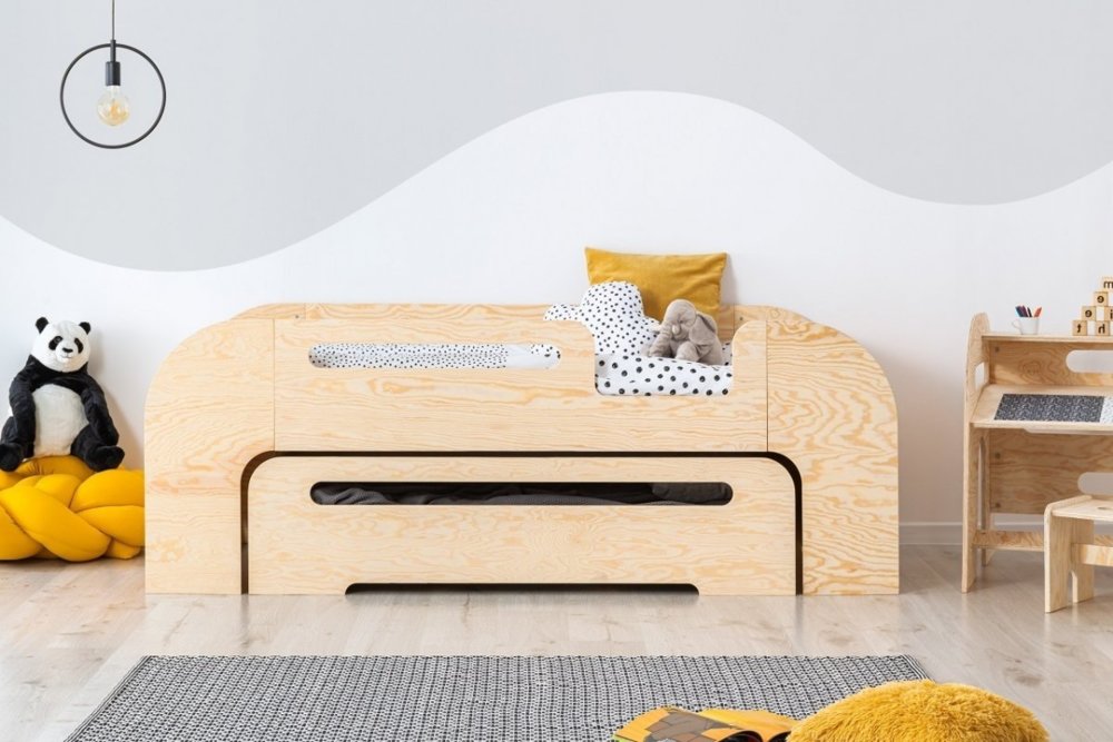 Detské postele /  Dizajnová detská posteľ s prístelkou AIKl 
