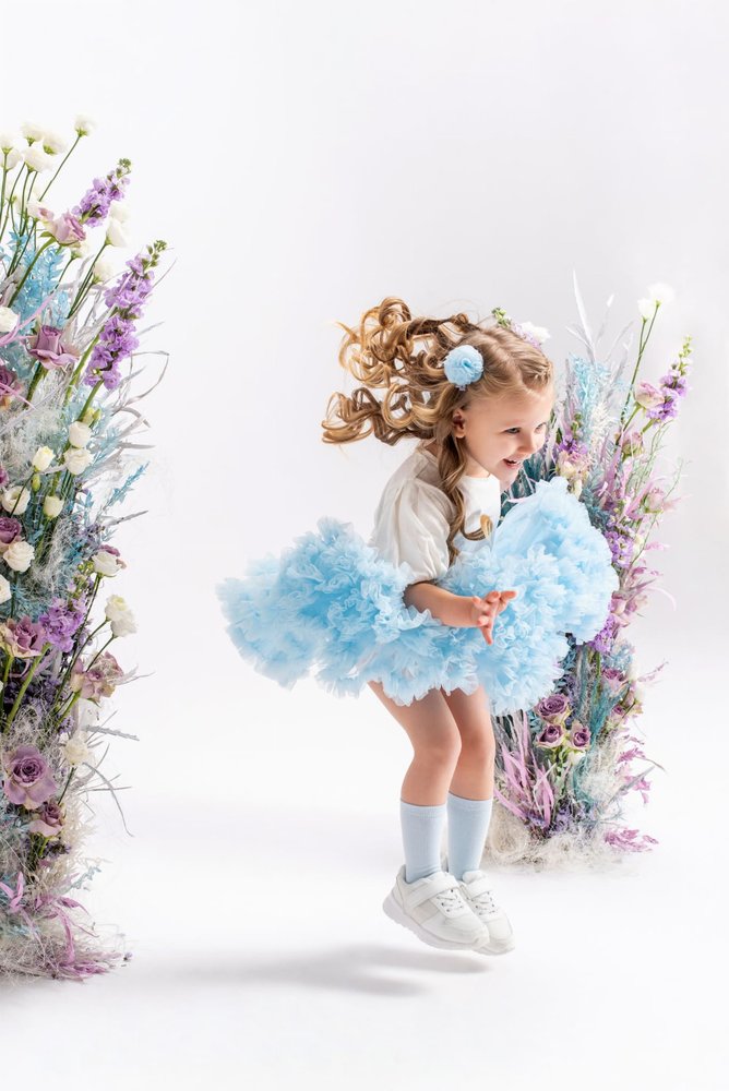Šaty, sukne /  Petti sukňa Dolly Princess - nebeská modrá 