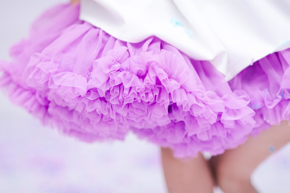 Šaty, sukne /  Petti sukňa Dolly Princess - orchidea 