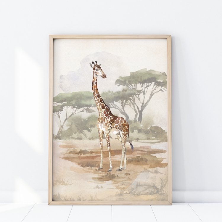 Plagáty /  Plagát Safari - Žirafa P329 
