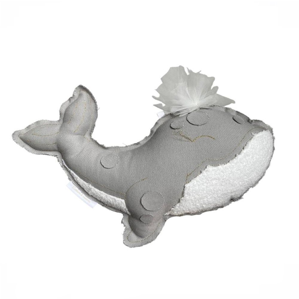 Baldachýny + doplnky /  Závesná dekorácia veľryba Boho Sebastien - Grey 