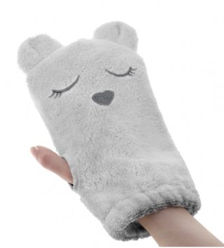 Uteráky /  Bambusová rukavica na umývanie tela Mouse - Gray 