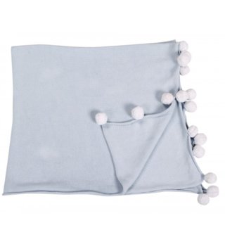 Deky /  Bavlnená deka/ prikrývka Bubbly Soft Blue 
