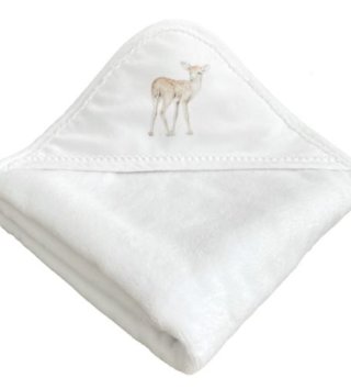Uteráky /  Bavlnená osuška pre novorodencov Fawn 80x80 - White 
