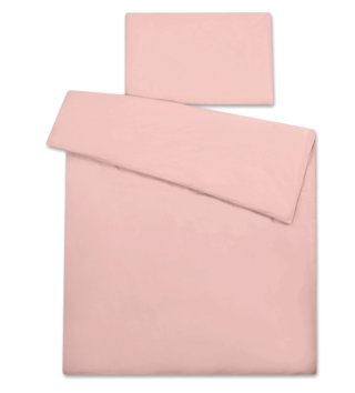 100 x 135 cm /  Bavlnená posteľná bielizeň 100x135 - Púdrovo ružová 