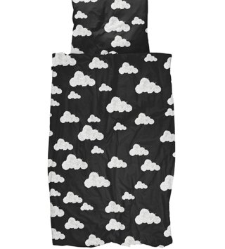 140 x 200 cm /  Bavlnené obliečky 135x200 - oblaky 