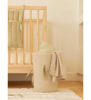 Koše na hračky, úložné boxy /  Bavlnený košík - Bamboo cane 