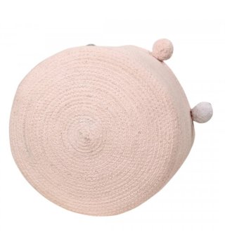 Koše na hračky, úložné boxy /  Bavlnený košík Bubbly Pink 