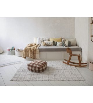 Koše na hračky, úložné boxy /  Bavlnený košík - Gram rose 