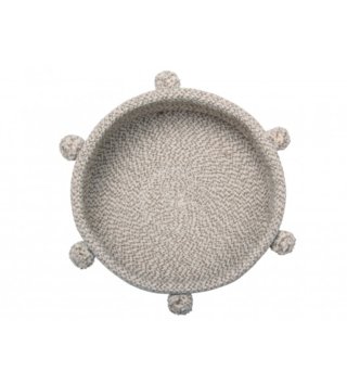 Koše na hračky, úložné boxy /  Bavlnený košík Tray Natural 