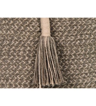 Koše na hračky, úložné boxy /  Bavlnený košík Woody Soil Brown 