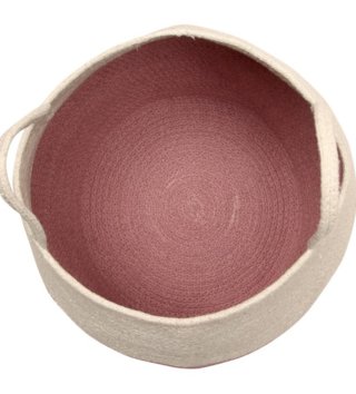 Koše na hračky, úložné boxy /  Bavlnený košík Zoco Ash Rose - Natural 