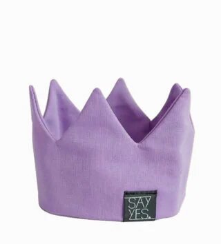 Čiapky, čelenky, šiltovky /  SET čelenka korunka a tunel - fialový 