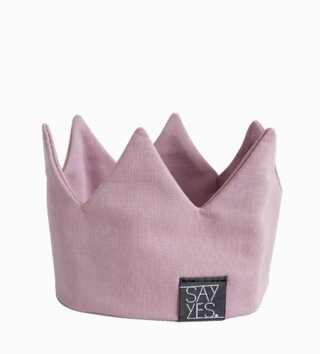 Čiapky, čelenky, šiltovky /  SET čelenka korunka a tunel - ružový 