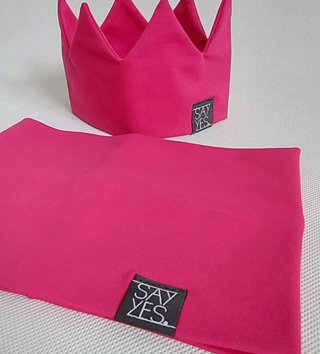 Nákrčníky, tunely, šatky /  Detský tunel/ nákrčník - cyklámenovo ružový 