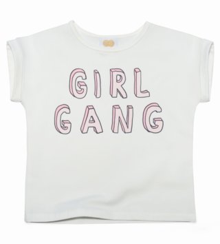 Dámske tričká a mikiny /  Dámske tričko s krátkym rukávom GIRL GANG 