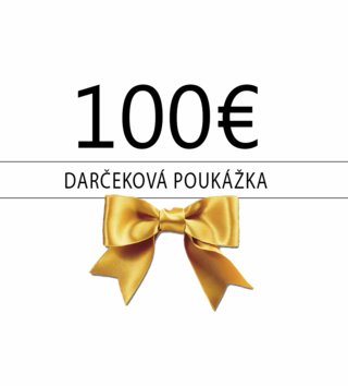 Darčekové poukážky /  Darčeková poukážka 100€ 
