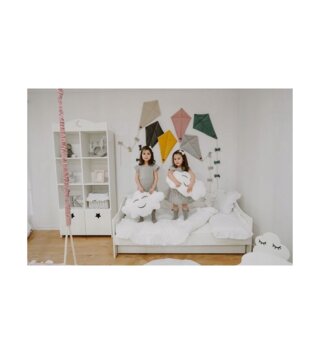 Závesné dekorácie /  Dekorácia do detskej izby šarkan - ecru 