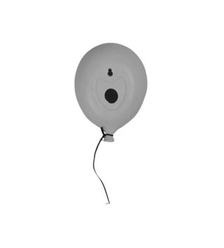 Doplnky /  Dekorácia na stenu keramický balónik ByON - šedý 
