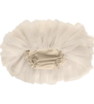 Sukne /  Detská Bloomers tutu sukňa s nohavičkami - béžová 