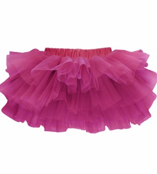 Sukne /  Detská Bloomers tutu sukňa s nohavičkami - Viva magenta ružová 