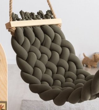 Hojdačky /  Detská hojdacia sieť Khaki 