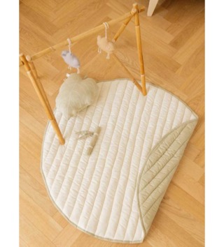 Hracie podložky /  Detská hracia podložka - Bamboo leaf 100 cm 