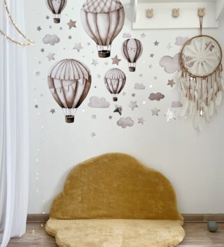 Hracie podložky /  Detská hracia podložka Teddy horčicová 