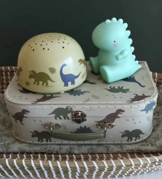 Lampy, osvetlenie /  Lampička s projektorom nočnej oblohy Dino 