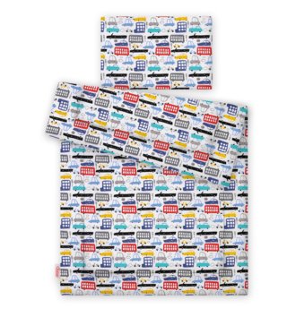 100 x 135 cm /  Detská perinka a vankúšik s výplňou 100x135 - Car - C01 