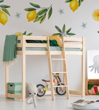 Poschodové postele /  Detská poschodová posteľ CLPA 90x160 cm 