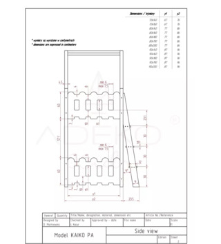 Poschodové postele /  Detská poschodová posteľ domček biela so zábranou KAIKO PA 90x180 cm 