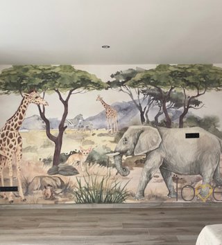 Tapety /  Vinylová tapeta Safari Džungľa W12 