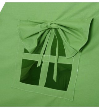 Detské stany, teepee /  Detský teepee stan Zelený + podložka, dekoračné vankúšiky leňochod 