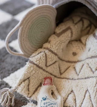 Koše na hračky, úložné boxy /  Detský uložný kôš - Práčka 