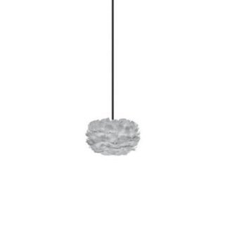 Lampy, osvetlenie /  Dizajnové tienidlo z peria EOS Ø 35 - sivé 