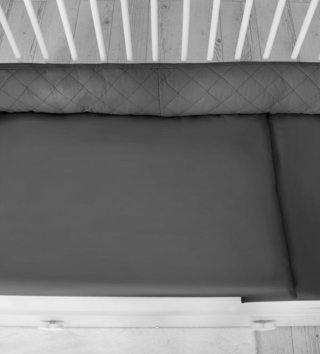 Oválne hniezda pre bábätko /  Hniezdo pre bábätko s mantinelom 2v1 - Antracitové 