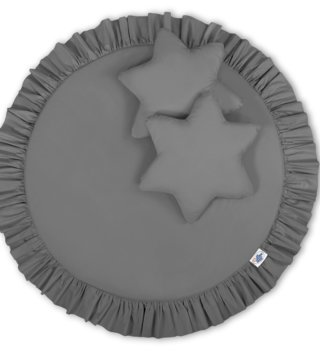 Hracie podložky /  Hracia podložka s volánikmi - Antracitová 