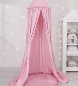 Hracie podložky /  Hracia podložka s volánikmi - Ružová 