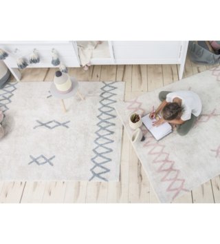 120 x 160 cm /  Koberec Atlas Natural Vintage Blue 120x160 