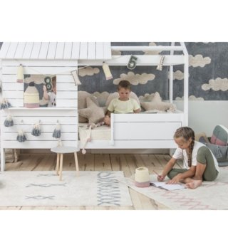 120 x 160 cm /  Koberec Atlas Natural Vintage Blue 120x160 