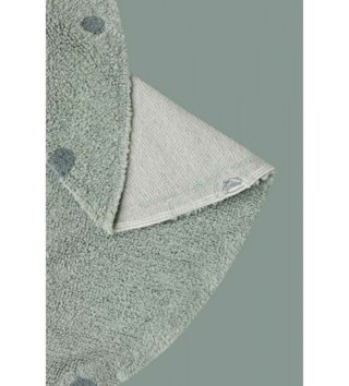 Ø 140 cm /  Koberec bavlnený - Dot blue sage 140 cm 