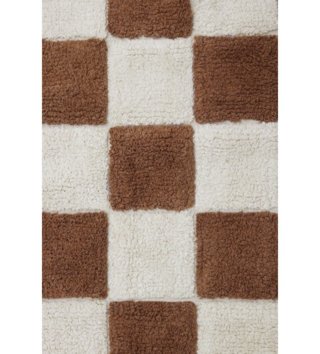 120 x 160 cm /  Koberec bavlnený šachovnica - Toffee 120 x 160 cm 