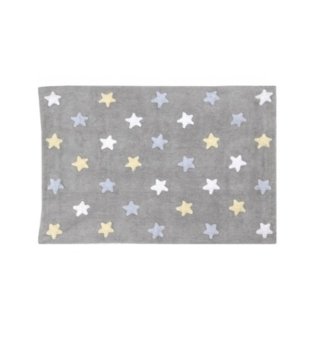 120 x 160 cm /  Koberec Estrellas Tricolor Stars Grey Blue 120x160 