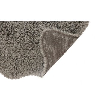 75 x 100 cm /  Koberec - kožušina z ovčej vlny Grey 75x110 
