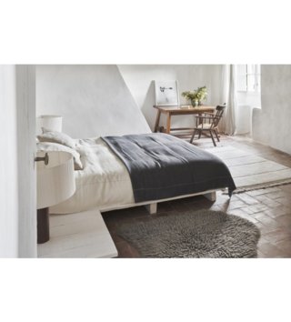 75 x 100 cm /  Koberec - kožušina z ovčej vlny Grey 75x110 